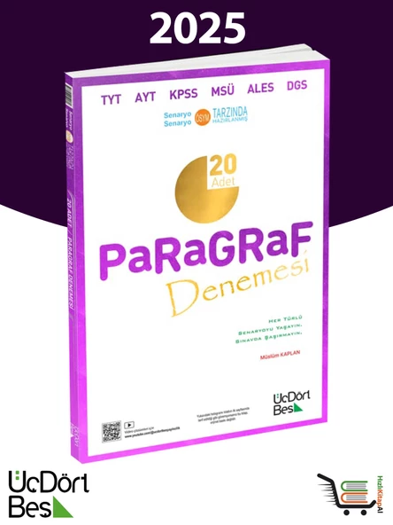 345-2025 Model 20 Adet Paragraf Denemesi - Resim 2