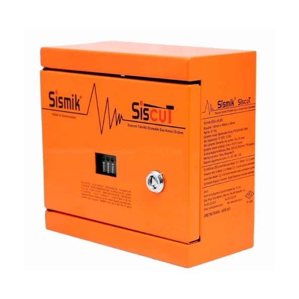 Sismik Siscut-2 Dört Çıkışlı Deprem Uyarı ve Alarm Cihazı Sismik/Deprem Sensörü ürün görseli 1