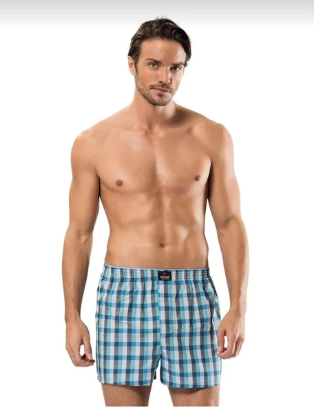 ERDEM 1440 ERKEK DESENLİ POPLİN BOXER 9 ADET ürün görseli 1