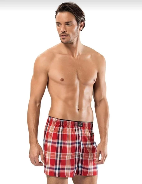 ERDEM 1440 ERKEK DESENLİ POPLİN BOXER 3 ADET ürün görseli 1