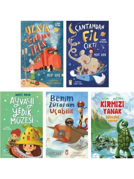 Çantamdan Fil Çıktı - Uzaya Giden Tren - Benim Zürafam Uçabilir - Ayvayı Yedik Müzesi - Kırmızı Yanak Güneşini Arıyor - Mert Arık ürün görseli 1
