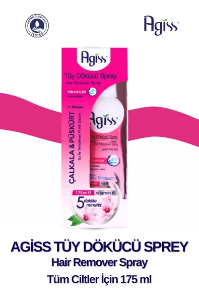 Agiss Tüy Dökücü Çalkala Püskürt Tüm Ciltler 175 ml ürün görseli 1