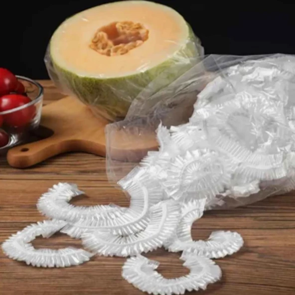 Bone Çok Amaçlı Kullan At Tazeliği Koruyan Tencere Pratik Lastikli Gıda Bonesi 100 Adet ürün görseli 1