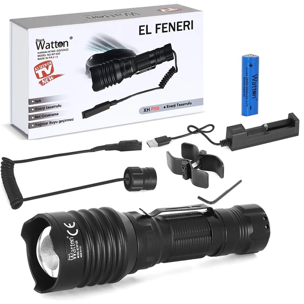 Tg-10 Şarjlı Profesyonel Av Feneri  Wt-620 ürün görseli 1
