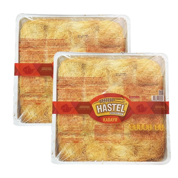 Hastel Kare Tepsi Kadayıf 500 Gr x 2 Adet ürün görseli 1