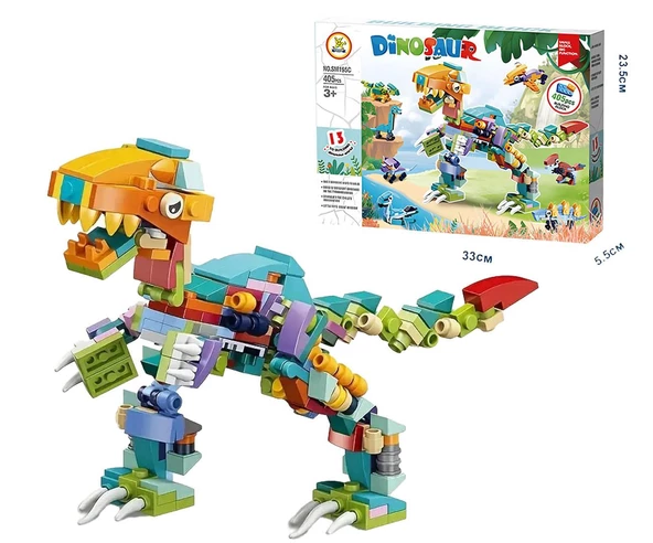 Oyuncak Sök Tak 12in1 Dinozor 405 Parça ürün görseli 1