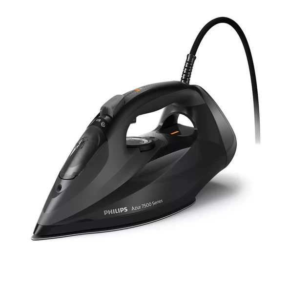 Philips Azur DST7511/80 7500 Serisi Siyah 3200 W Buharlı Ütü ürün görseli 1
