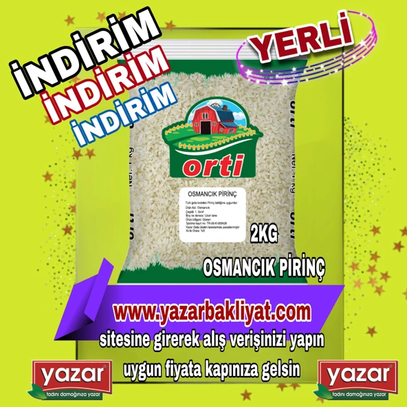 Orti Osmancık Pirinç 2 Kg x 10 Paket ürün görseli 1