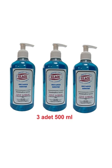 GLACE Sıvı Sabun 500ml Deniz Esintisi 3ad*500ml ürün görseli 1