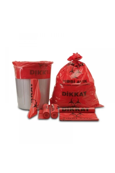 Smax Tıbbi Atık Poşeti 80x110 Cm 10 Adet 1 Rulo ürün görseli 1