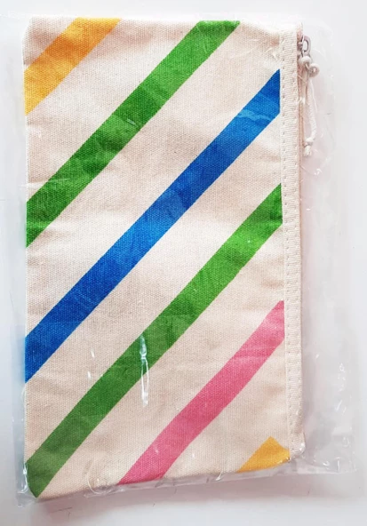 Bez Makyaj Çantası Renk 25 x 14 x 10 cm ürün görseli 1