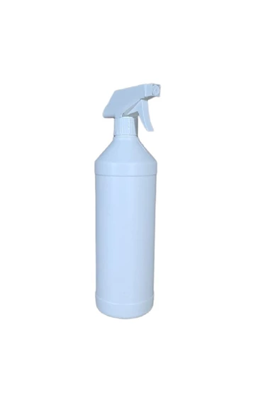 TUR-AY KİMYA 1000ml Tetikli Sprey Şişesi, Çiçek Sulama Spreyi Boş Şişe Uzun Beyaz ürün görseli 1