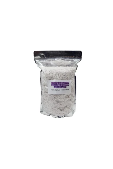 Smax Payet Kostik - Kostik Soda Yerli - Sodyum Hidroksit - Lavabo Açıcı 1 Kg ürün görseli 1