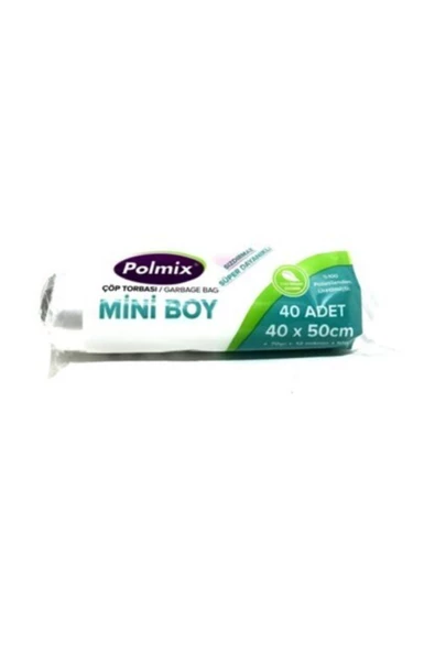 Smax Şeffaf Mini Boy Çöp Poşeti 40x50 5'li Fırsat Paketi 200 Adet 5 rulo ürün görseli 1