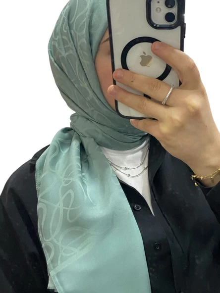 JAKARLI İP DESENLİ ŞAL 1049 - Resim 3