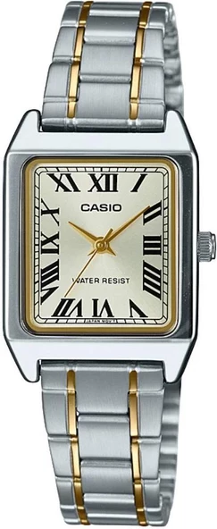 CASIO LTP-V007SG-9BUDF ALTIN KAPLAMA ROMA RAKAMLI KARE KADIN KOL SAATİ ürün görseli 1