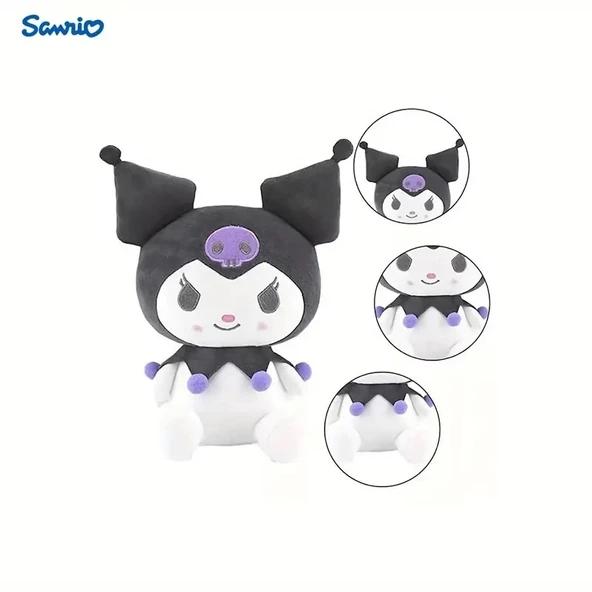 Kuromi Hello Kitty 25 Cm Peluş Oyuncak Sanrio Kuromi Plush Hediyelik Oyuncak ürün görseli 1