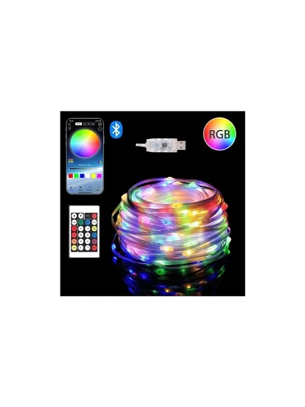 Rgb Şerit Led Usb Kumandalı 10 Metre App Kontrol ürün görseli 1