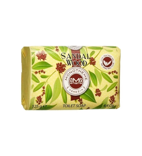 Monotheme Soap Sandal Wood 125 gr Katı Sabun ürün görseli 1