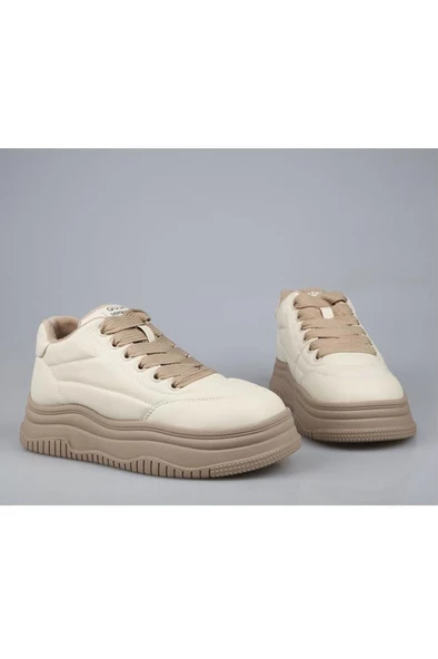 Guja 24K382-1 Kadın Sneaker Ayakkabı Bej 36-40 ürün görseli 1