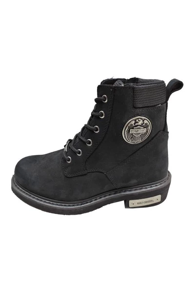 Harley Davidson Jim Hakiki Deri Unisex Bot - Resim 2