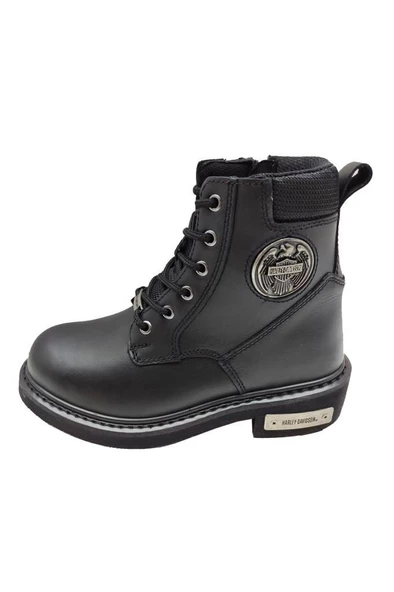 Harley Davidson Jim Hakiki Deri Unisex Bot - Resim 8
