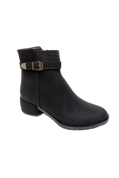 Erbay 500-22 Yağlı Deri Trend Fashion Kadın Bot ürün görseli 1