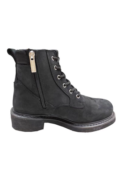 Harley Davidson Jim Hakiki Deri Unisex Bot - Resim 3
