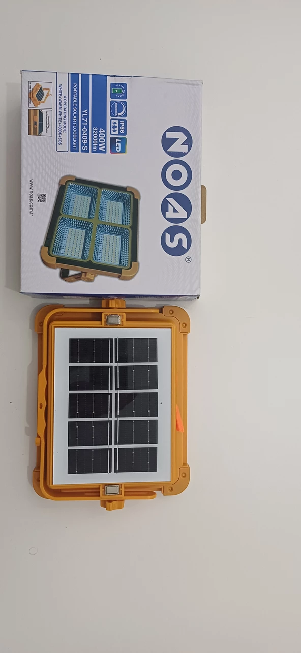 Noas 400 watt portatif projektör solar panel ürün görseli 1