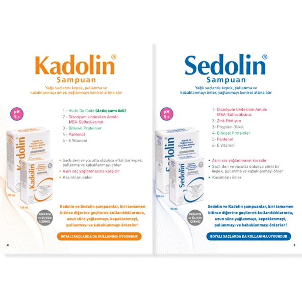 Dermadolin Kadolin + Sedolin Şampuan 300 ML - Resim 2