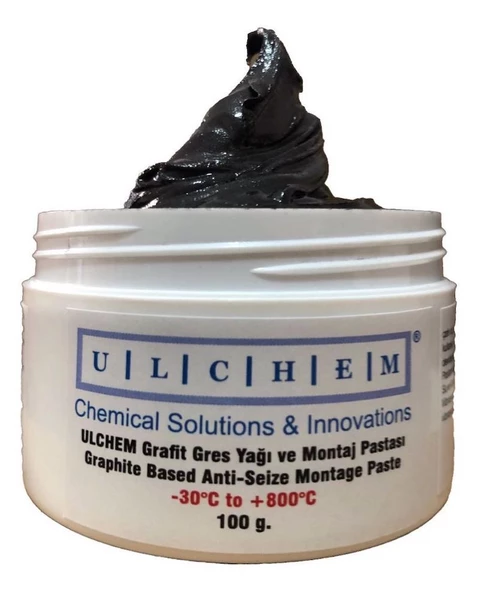 ULCHEM Grafit Gres Yağı ve Montaj Pastası +800°C - 100 gram ürün görseli 1