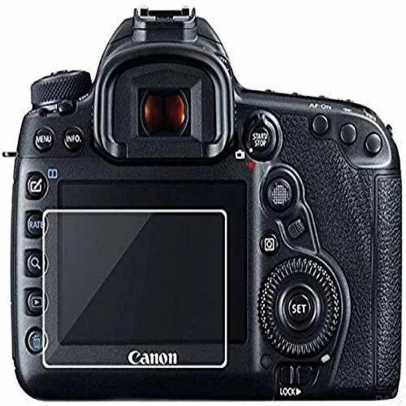 Canon EOS 600D Dijital Fotoğraf Makinesi Ekran Koruyucu Uyumlu 9H Nano ürün görseli 1