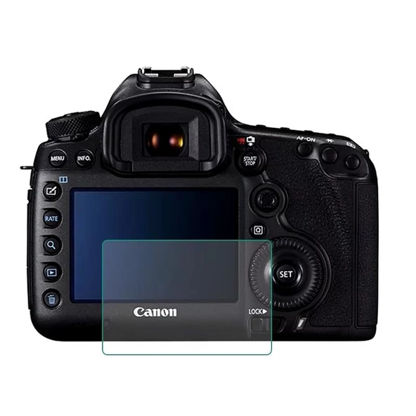 Canon EOS 60D Dijital Fotoğraf Makinesi Ekran Koruyucu Uyumlu 9H Nano ürün görseli 1