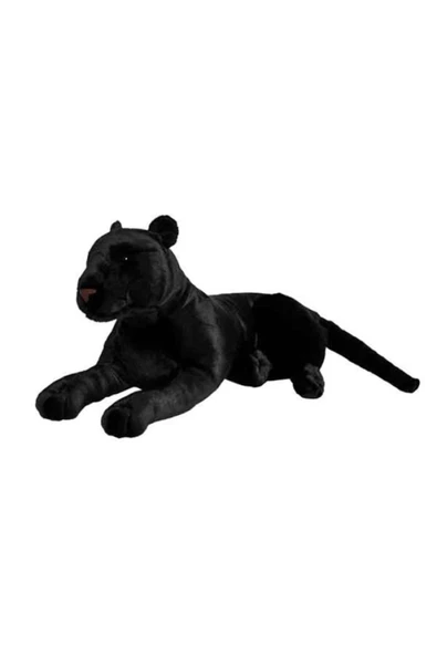 SESLİ SİYAH KAPLAN PELUŞ - Uyku Ve Oyun Arkadaşı Peluş Oyuncak ürün görseli 1