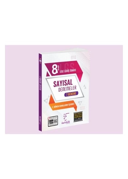 Karekök Yayınları 8.Sınıf 7 Li deneme Sınavı Sayısal ürün görseli 1