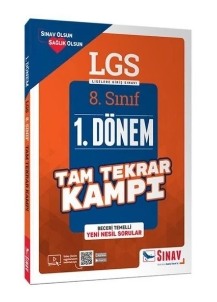 Sınav Yayınları 8. Sınıf LGS 1. Dönem Çözümlü Tam Tekrar Kampı ürün görseli 1