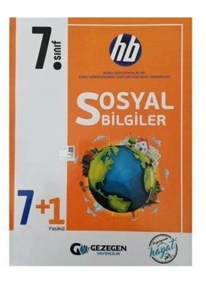 7. Sınıf Sosyal Bilgiler 3 artı 1 Fasikül Gezegen Yayınları ürün görseli 1