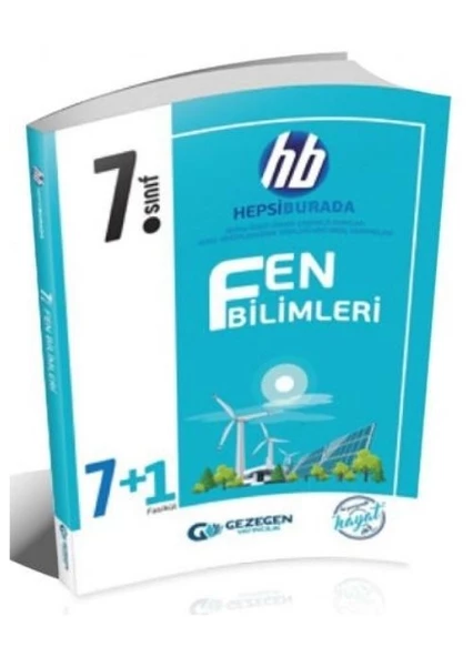 Gezegen Yayıncılık Gezegen Yayınları 7. Sınıf Fen Bilimleri 7+1 ürün görseli 1