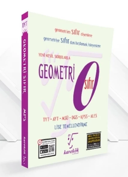 TYT-DGS-KPSS-ALES Geometri Sıfır Karekök Yayınları ürün görseli 1
