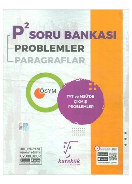 2024 TYT P2 Soru Bankası Karekök Yayınları ürün görseli 1