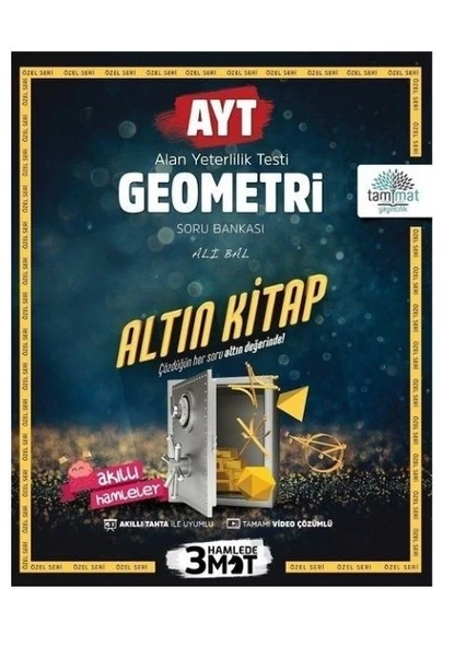 AYT Altın Kitap Geometri Soru Bankası Tammat Yayıncılık ürün görseli 1