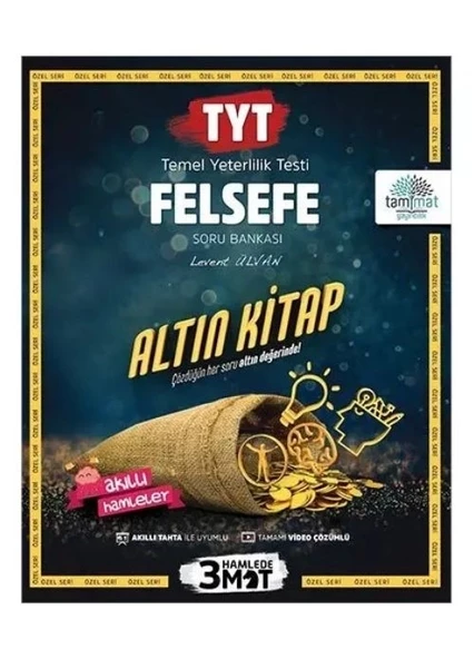 TYT Felsefe Altın Kitap Tamamı Video Çözümlü Soru Bankası Tammat Yayıncılık ürün görseli 1