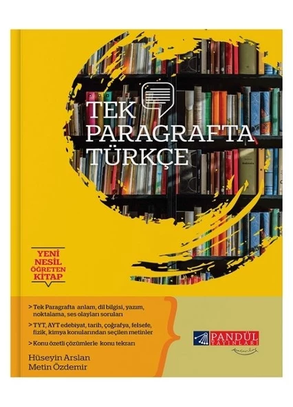 Tek Paragrafta Türkçe Pandül Yayınları ürün görseli 1