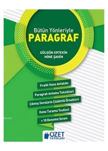 Bütün Yönleriyle Paragraf Özet Yayınları ürün görseli 1