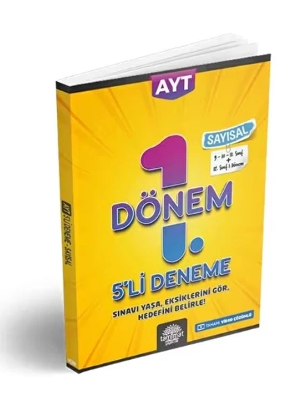 AYT Sayısal 1. Dönem 5 li Deneme Tammat Yayıncılık ürün görseli 1