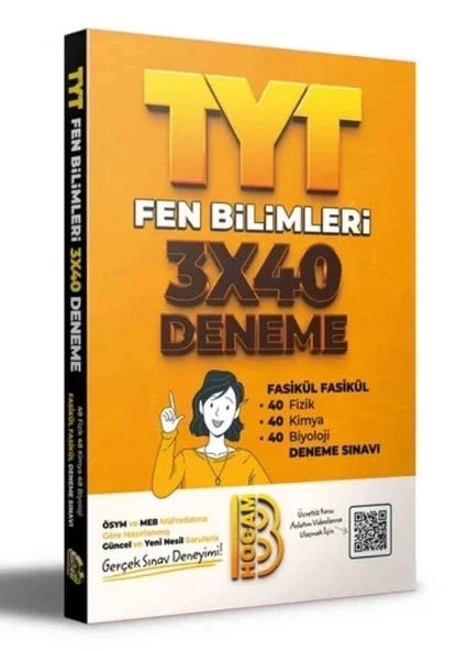TYT Fen Bilimleri 3x40 Fasikül Denemeler Benim Hocam Yayınları ürün görseli 1