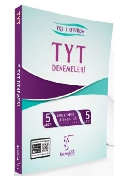 TYT 5 li Deneme Seti Karekök Yayınları ürün görseli 1