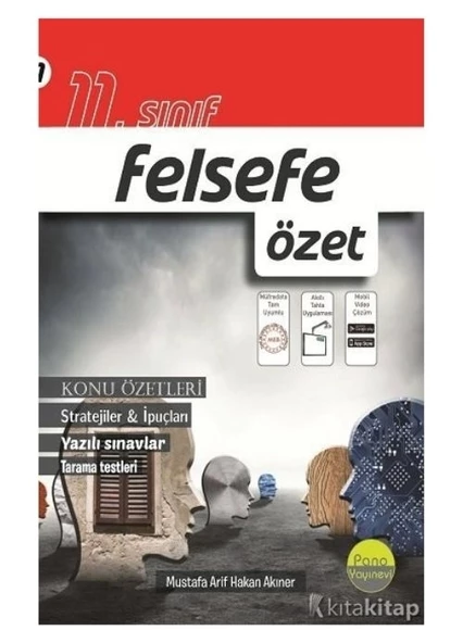 11. Sınıf Felsefe Özet Pano Yayınları ürün görseli 1