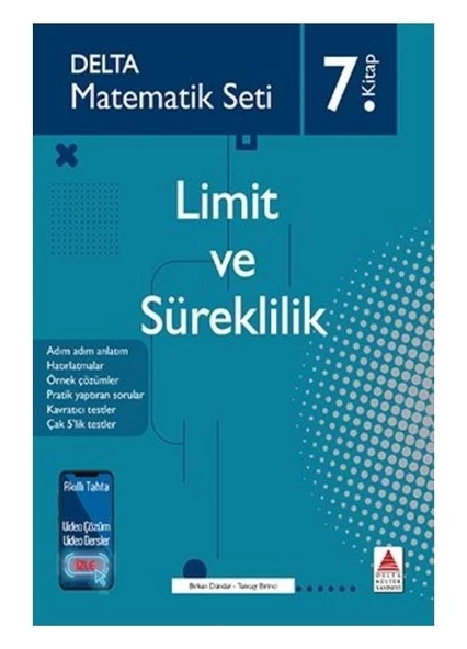 Matematik Seti 7 Limit ve Süreklilik Delta Kültür Yayınları ürün görseli 1