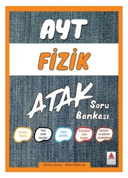 AYT Fizik Atak Soru Bankası Delta Kültür Yayınları ürün görseli 1